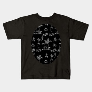 Toile Black Unicorn Kids T-Shirt